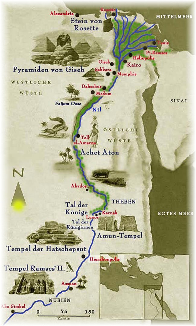 &Auml;gypten - historisch